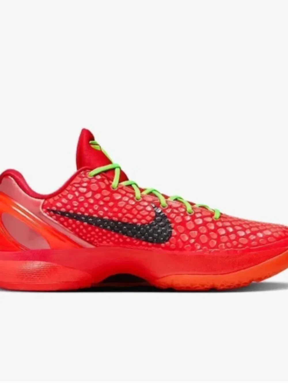 Nike Kobe 6 Protro Reverse Grinch Bright Crimson
